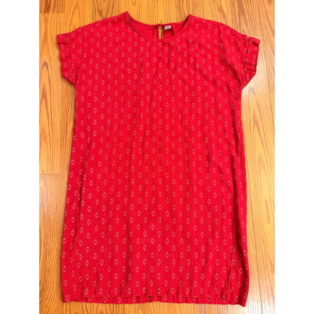 ♦️Old Navy Red Diamond Ikat Dress♦️// Size L